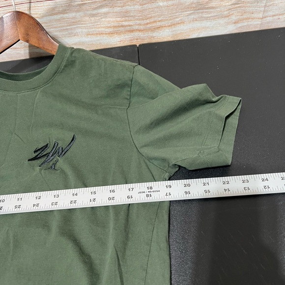 Nike Air Jordan Zion Williamson T-Shirt Embroidered Logo Mens Green Size Medium - Picture 7 of 7